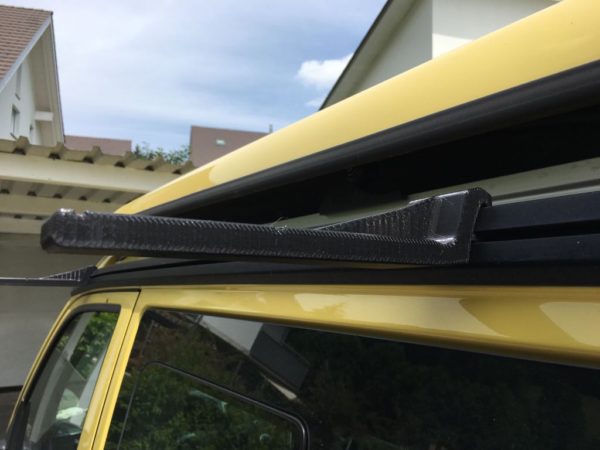 Halter für Wäscheleine für VW California Bus mit Schiene - Weiss - Image 6